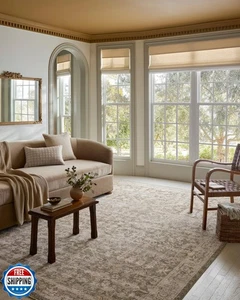 Loloi Magnolia Home by Joanna Gaines Pace Collection PAC-06 Forrest/Natural 2 - Picture 1 of 5