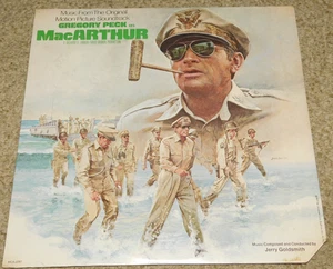 Vintage 1977 MacARTHUR Soundtrack LP MCA Sealed! Jerry Goldsmith Gregory Peck - Picture 1 of 2