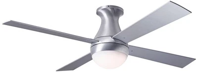 42" Modern Fan Ball Aluminum Hugger LED Ceiling Fan with Wall Control - Image 1 of 2
