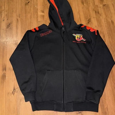 Kappa Abarth Racing Squadra Corse Fiat Waterproof Jacket Size Large Black - Image 1 of 4