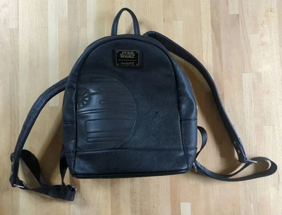 Mochila Loungefly Star Wars Estrella de la Muerte Mini Negra - Usada Par de Defectos  Foto 1 de 4