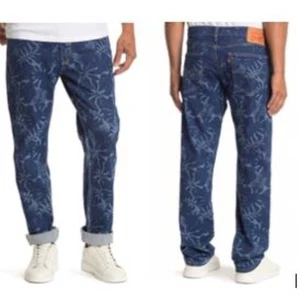VNT Levi’s 511 Jeans Herren Größe W34 x L32 Aldo Indigo Tropical Flower Palm Island - Bild 1 von 11