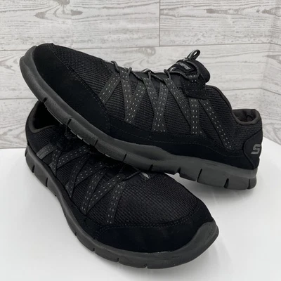 Skechers Women’s Gratis Strolling Sporty Slip-On Sneakers Black Size 10 Used - Image 1 of 4