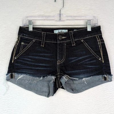 Daytrip Lynx Cut Off Jean Shorts Low Rise 2” Inseam Women’s 27 (Actual 30) - Image 1 of 4