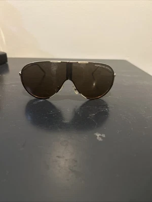 Gafas de sol PORSCHE DESIGN P'8486 A-oro aviador plegables auténticas nuevas Foto 1 de 4