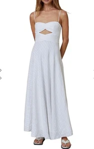 BEC + BRIDGE | ‘Provincial’ Sleeveless Ivory Maxi Dress - Size 8 RRP $380 - Picture 1 of 3