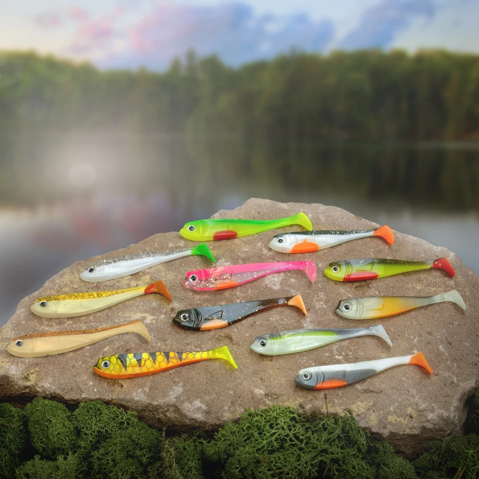 Der Zander Gummifisch Shads Kauli- Stintimitation 8cm 12cm 15cm 20cm Kunstköder - Bild 1 von 1