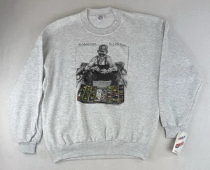 De colección. Jerzees Peggy Murray Cuello Redondo 2XL Tantos Señuelos Tan Poco Tiempo EE. UU. NOS - Imagen 1 de 9