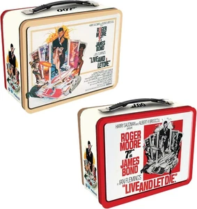 Factory Entertainment James Bond- Live And Let Die- Tin Tote Full Sized Lunchbox - Picture 1 of 1