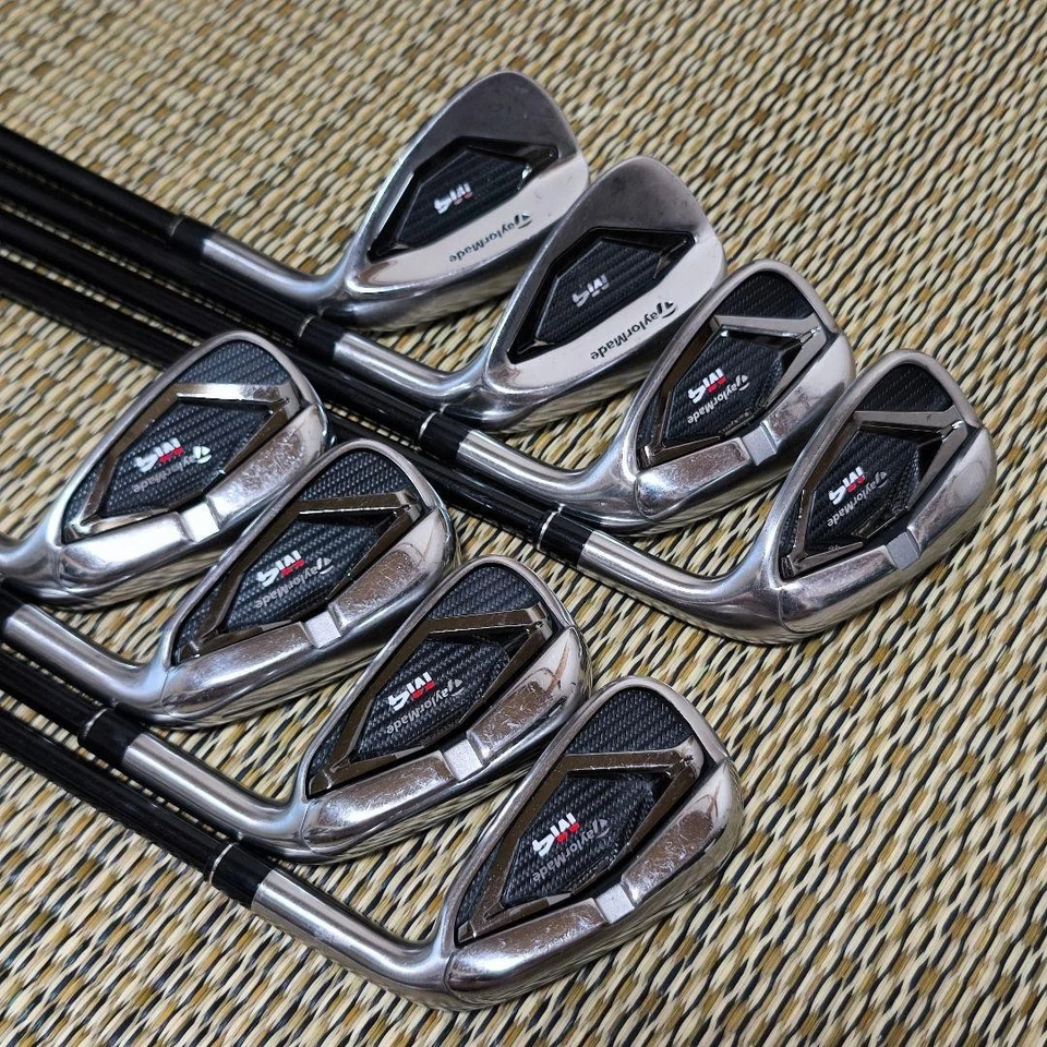 TaylorMade M4 2021 Irons #5-9,Pw,Aw,Sw(8Clubs)/Fujikura Atmos Red 7S/Flex:Stiff - Image 1 of 4