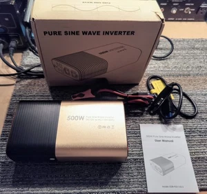 500w Pure Sine Wave Inverter Model SGR-P5011US-2 (Unused) - Picture 1 of 12