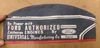 1960'S 1970'S VINTAGE FORD ADVERTISING HAT SERVICE UNIVERSAL MANUFACTURING CO. - Image 1 of 4