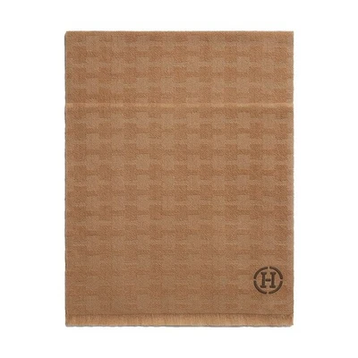 Hermes Jacquard H Cashmere Leather Patch Scarf H394813T 01 148392876 - Image 1 of 2