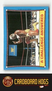 1987 Topps WWF #36 Hulk Hogan WWF A Challenge Answered - Picture 1 of 2