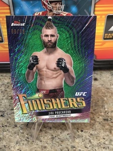 2024 Topps Finest UFC MMA Jiri Prochazka Finest Finishers #FIN-15 Green /93 - Bild 1 von 15