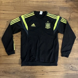 Adidas Spanien WM Langarm dick Fußball Fitness Laufen Activewear Herren Med " - Bild 1 von 9