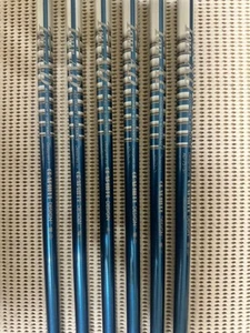 6pcs Tour AD AD-75 S Iron Shafts Set #00001 Md Color New - Picture 1 of 6