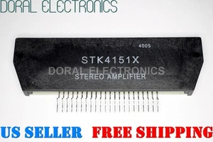STK4151X STEREO AMPLIFIER Free Shipping US SELLER Integrated Circuit IC - Picture 1 of 1