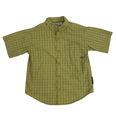 Camisa de manga corta con botones a cuadros talla 4 de Columbia para niños Foto 1 de 4