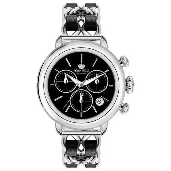 Glam Rock Women's Bal Harbour Swiss Made Quartz Black Dial 40mm Watch (NO BOX) - Image 1 of 1
