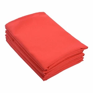 10x Napkin Serviette Red Cafe Restaurant Table Linen 100% Jet Spun Poly 50x50cm - Picture 1 of 1