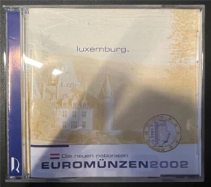 KMS - Lussemburgo 2002 - "Le nuove monete nazionali in euro" - (confezione originale) - Foto 1 di 3