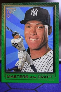 2021 Topps Gallery Aaron Judge Masters of the Craft GREEN /250 - Picture 1 of 3