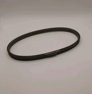 "Aro bordado vintage de 8,5"" ovalado de metal con resorte de tensión de corcho forrado artesanías con agujas" - Imagen 1 de 3
