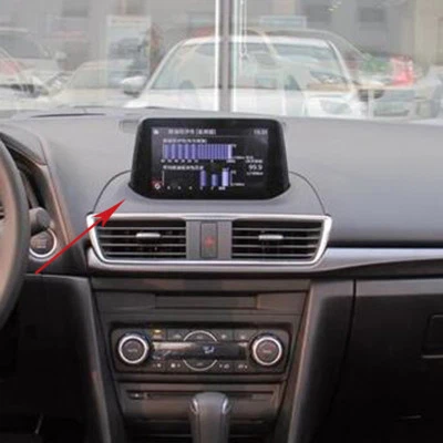 For Mazda 3 2017 2018 Matte Interior Center Console Navigation Screen Trim - image 1 of 4