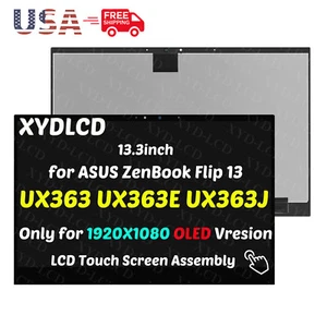 Conjunto de pantalla táctil LCD para ASUS ZenBook Flip 13 UX363 UX363E UX363EA FHD OLED - Imagen 1 de 7