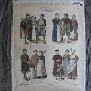 Trachtengeschichte Braun & Schneider-1861-1880 Zeitschrift Münchener Bilder-C 1912 - Bild 1 von 9