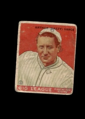 Dazzy Vance 1933 Goudey Cardinals #2 HOF Poor - Image 1 of 2