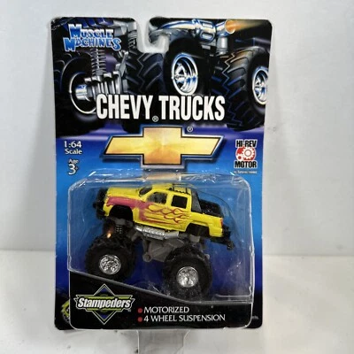 2001 Funline 4x4 лазерные штамповщики 1:64 грузовики Chevy - моторизованные штамповщики - Изображение 1 из 4