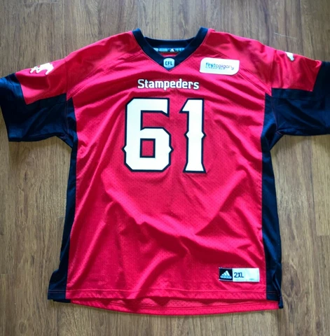 Adidas stitched Calgary Stampeders Football Jersey CFL #61 Ucambre Williams XXL Cover