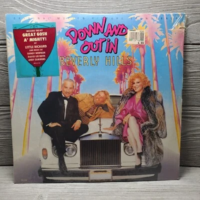 V2 DOWN AND OUT IN BEVERLY HILLS Soundtrack Sealed Vinyl Saw Cut  - Image 1 of 4