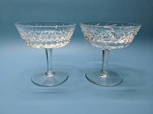 Par (2) de WATERFORD Cristal Champagne/Tall Sherbet Alana 4 1/8" - Imagen 1 de 11