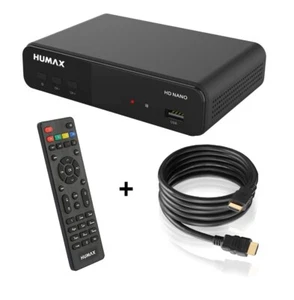 HUMAX HD Nano Digitale Satellitare Ricevitore 1080P DVB - S / S2 HDTV HDMI Scart - Foto 1 di 5