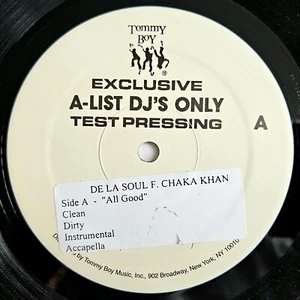 2000 - DE LA SOUL - ALL GOOD / DECLARATION - CHAKA KHAN - TOMMY BOY TEST PRESS - Picture 1 of 4