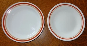 Corning Ware Corelle CANNELLA 6-3/4" PIATTI DA DESSERT PANE E BURRO O TORTA - Foto 1 di 3