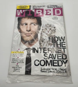 Wired Magazine May 2011 Andy Samberg & His Digital Laugh Factory New Sealed - Picture 1 of 2