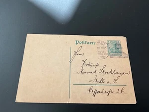 Deutsches Reich/Bahnpost; 5. Pofttart Postcard , 1913 - Picture 1 of 3