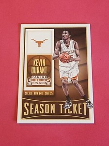 2015 Kevin Durant Panini Contenders Draft Picks #57 Season Ticket