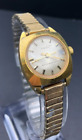 Vintage UFO Timex Analog Watch Gold Tone - Untested - May Need Battery or Repair