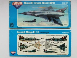 1:72 NOVO box ONLY! F400 Mirage IIIE/O. WITHOUT model! - Picture 1 of 1
