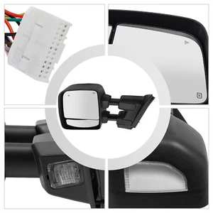 For 2017-2022 Nissan Titan Heated Rearview Mirror Folding Left Rear View Mirror - Picture 1 of 12