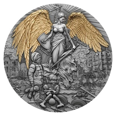 2023 GUARDIAN ANGEL: 20000 Francs 2 oz Silbermünze Kamerun - Bild 1 von 4