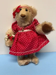Vtg 1982 House of Nisbet Yetta Bear 1895 Carol Lynn Rossel Waugh 10" Tall  #1330 - Picture 1 of 6