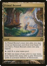 Primal Beyond Morningtide HEAVILY PLD Land Rare MAGIC GATHERING CARD ABUGames