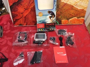Sports Cam 1080P Full HD 2.0 Inch Screen Waterproof 30M Action Camera - Picture 1 of 7