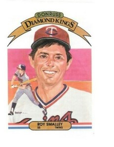 1982 Donruss Diamond Kings Roy Smalley #22 Twins